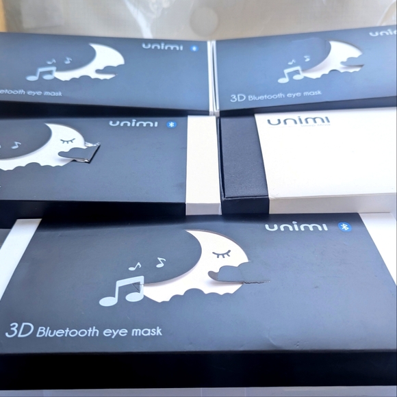 Unimi Bluetooth Music Eye Mask LOT 5 🖤 Great stocking stuffers 🧦 Music SPA - Picture 13 of 13